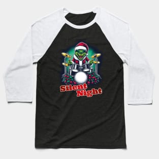 Silent night grinch Baseball T-Shirt